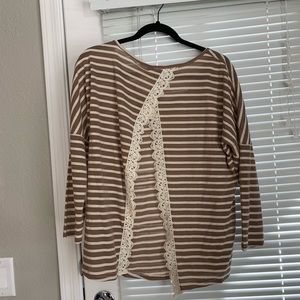 Open back long sleeve